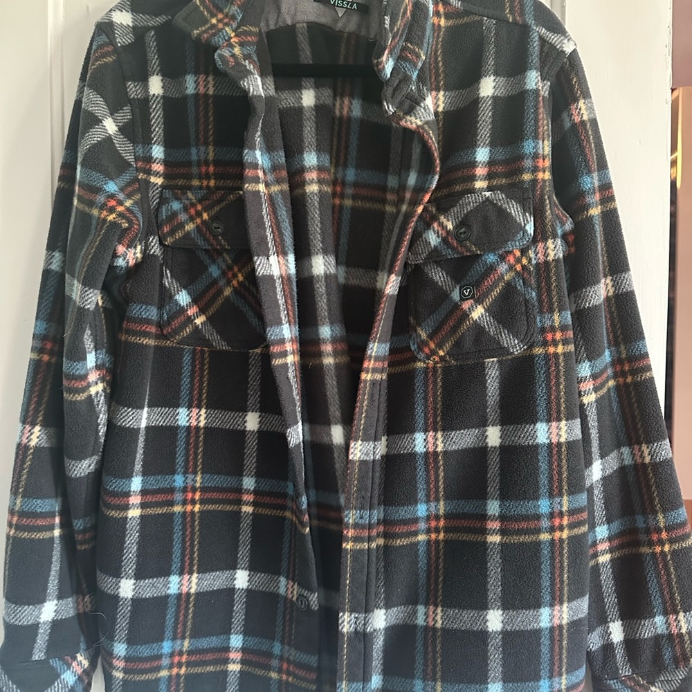 VISSLA Multicolor Plaid Shirt Jacket
